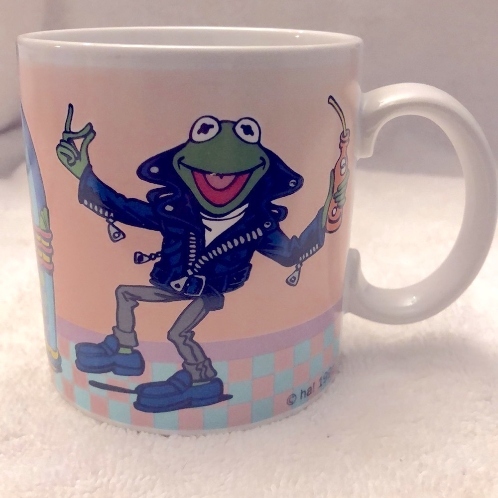 Kermit Muppet High 1991 Jim Henson’s Coffee Mug
